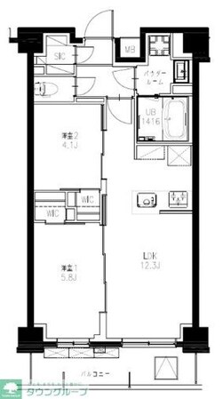 S-RESIDENCE東浦和aguaの物件間取画像